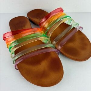 Jellypop Berry Slide Sandals